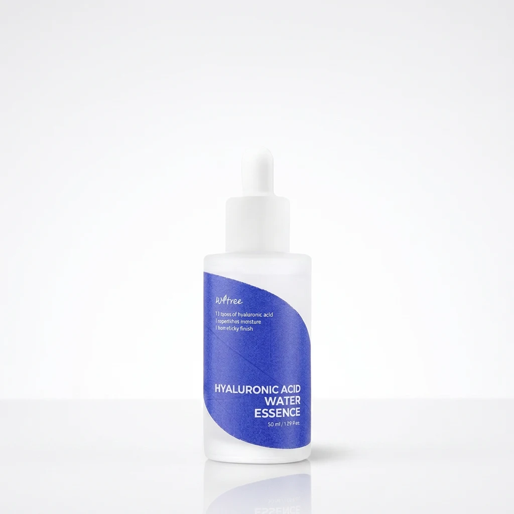 ISNTREE Hyaluronic Acid Water Essence 50ml on a clean white studio backdrop